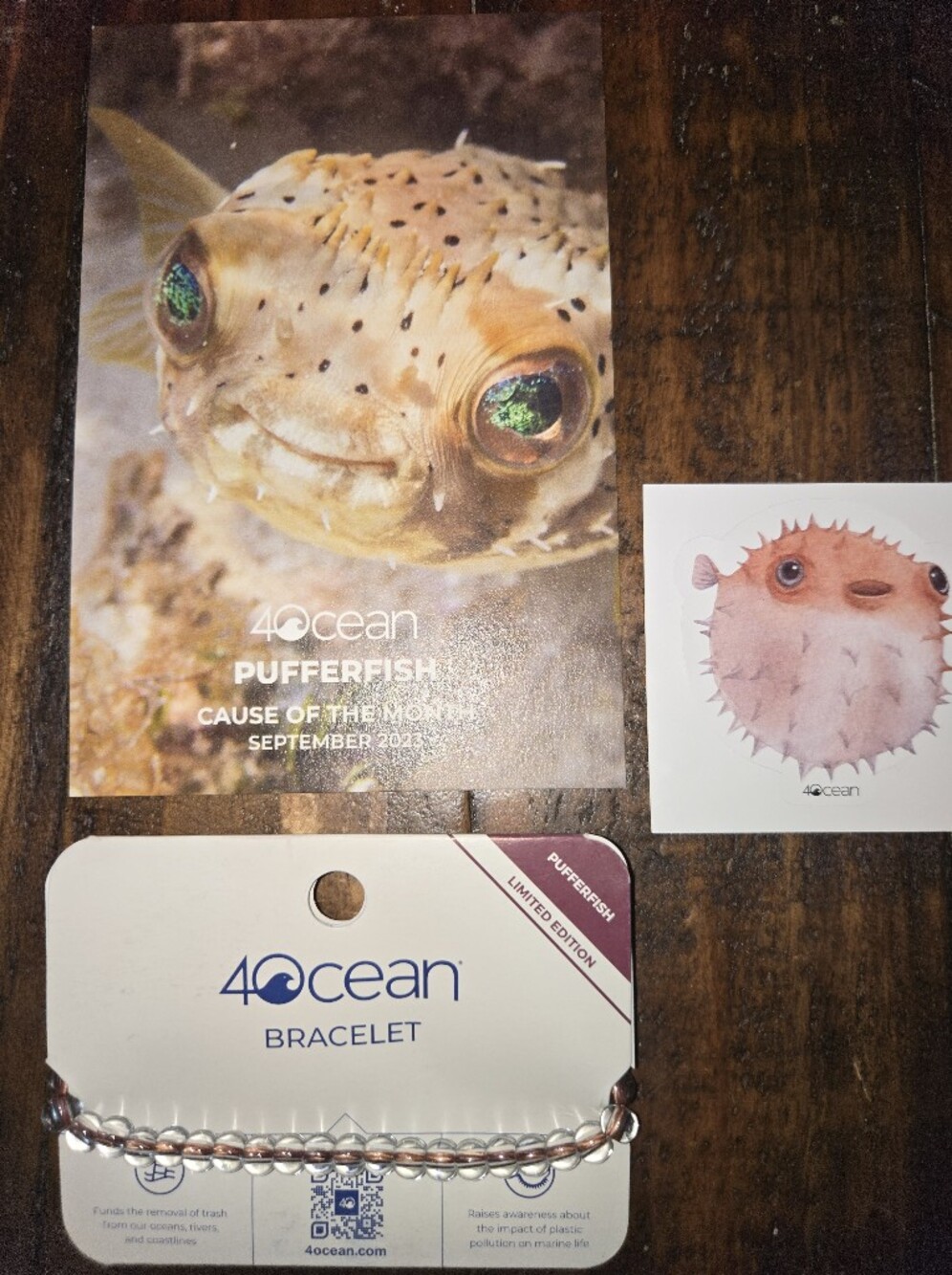 4Ocean Bracelet "Pufferfish"